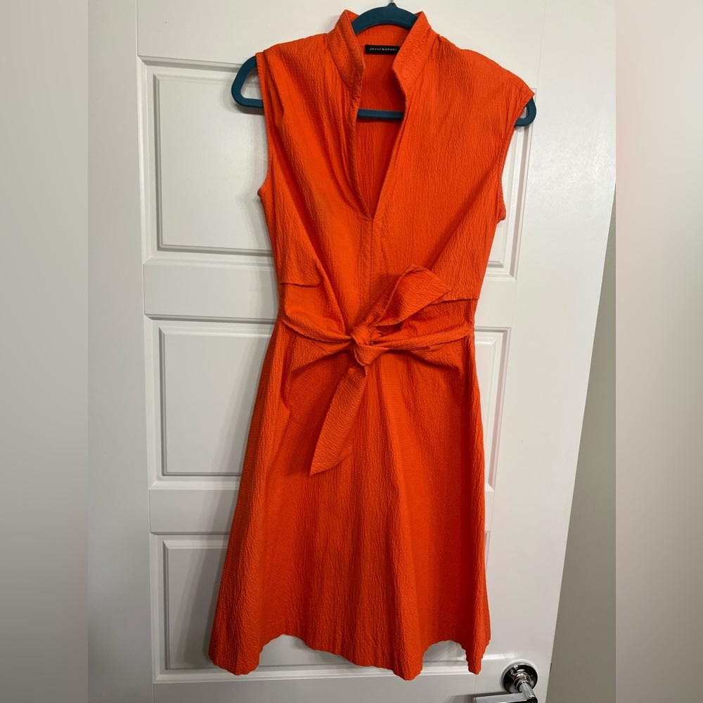 Beautiful orange cocktail dress